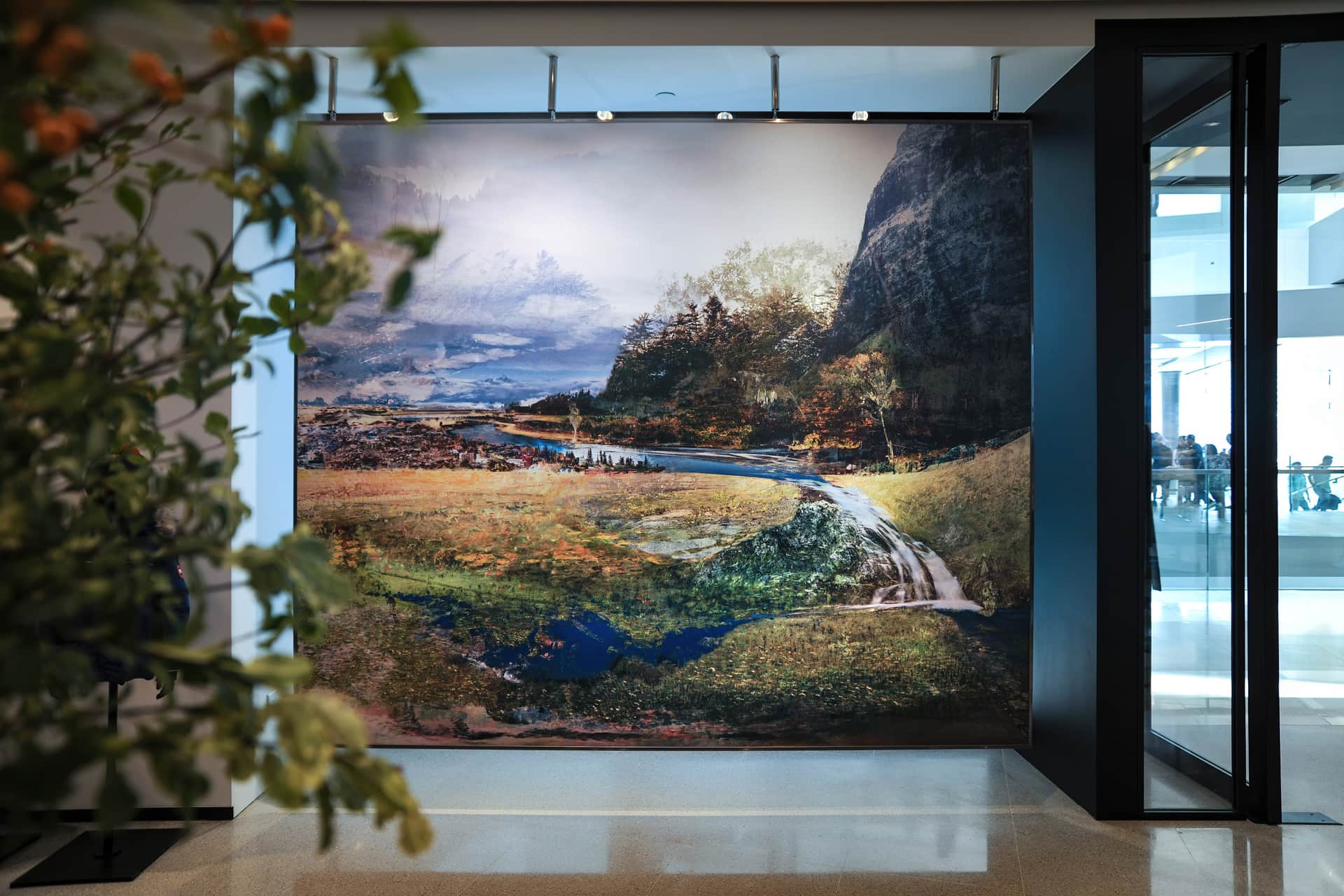 Alex Fischer, Tonight And Day, 2018, installed at Canada Goose IFC Hong Kong